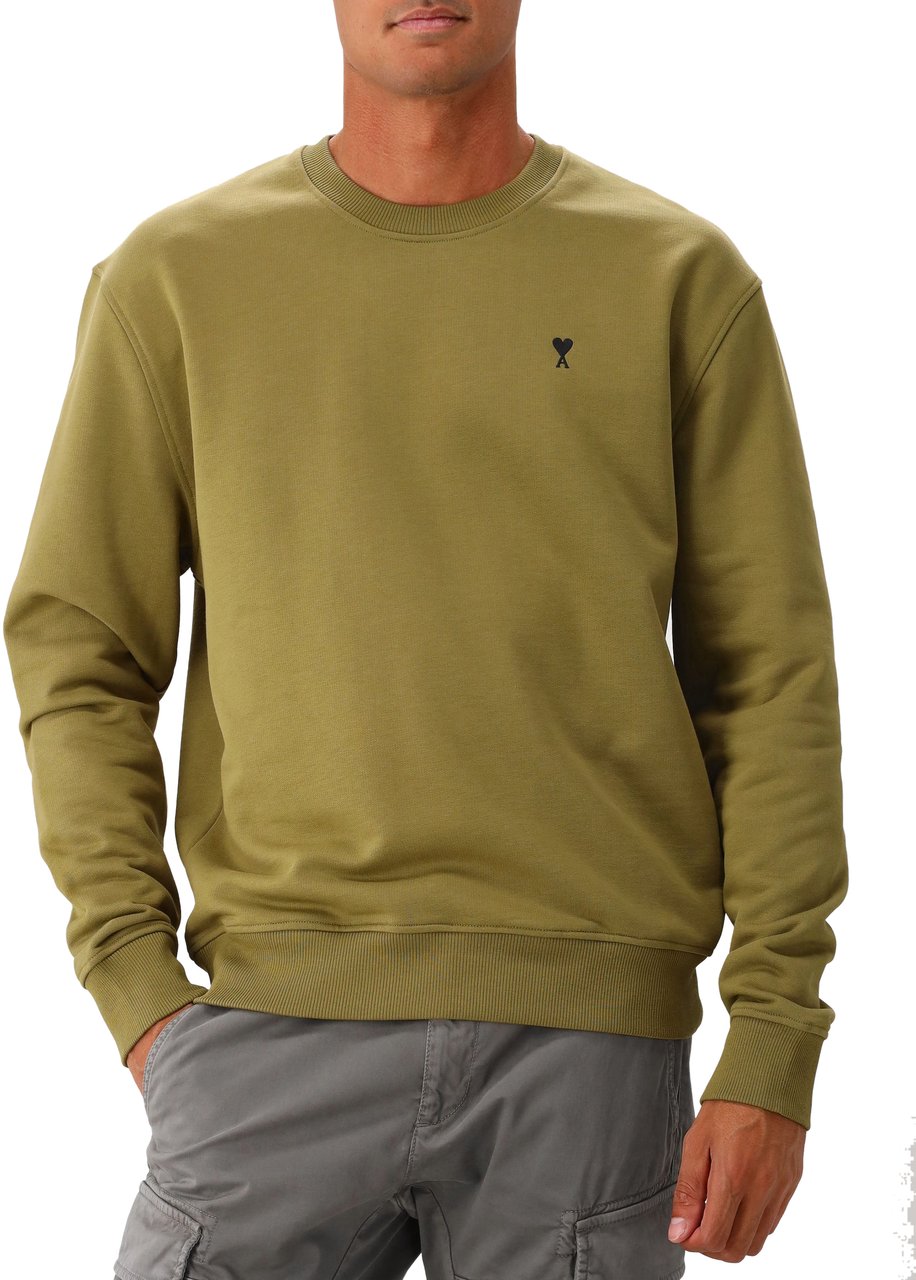 AMI Paris AMI Paris Sweater Groen ADC Molleton Groen