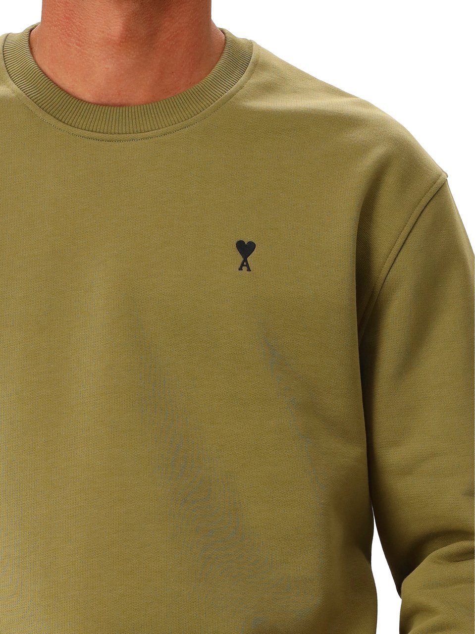 AMI Paris AMI Paris Sweater Groen ADC Molleton Groen