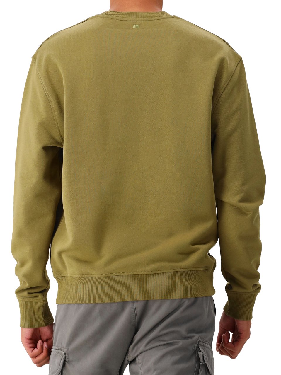 AMI Paris AMI Paris Sweater Groen ADC Molleton Groen