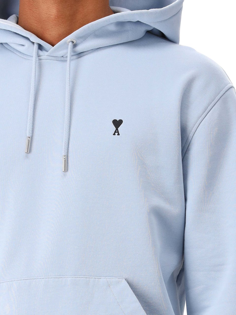 AMI Paris AMI Paris Hoodie Blauw Molleton ADC Blauw