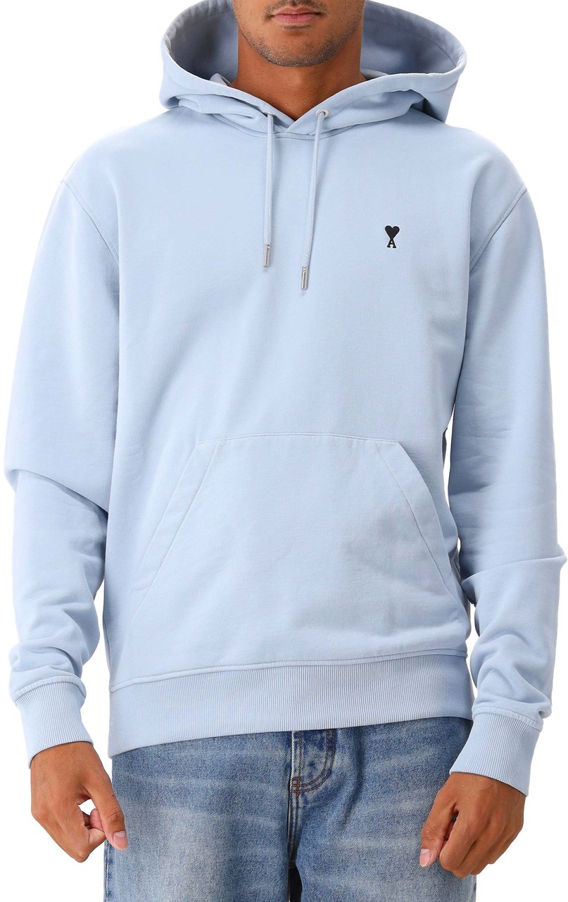 AMI Paris AMI Paris Hoodie Blauw Molleton ADC Blauw