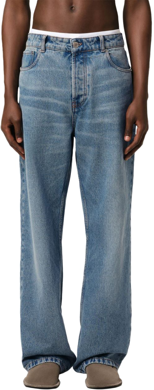 AMI Paris Jeans Clear Blue Blauw