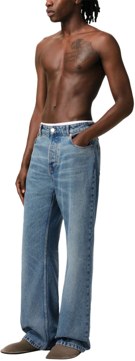 AMI Paris Jeans Clear Blue Blauw