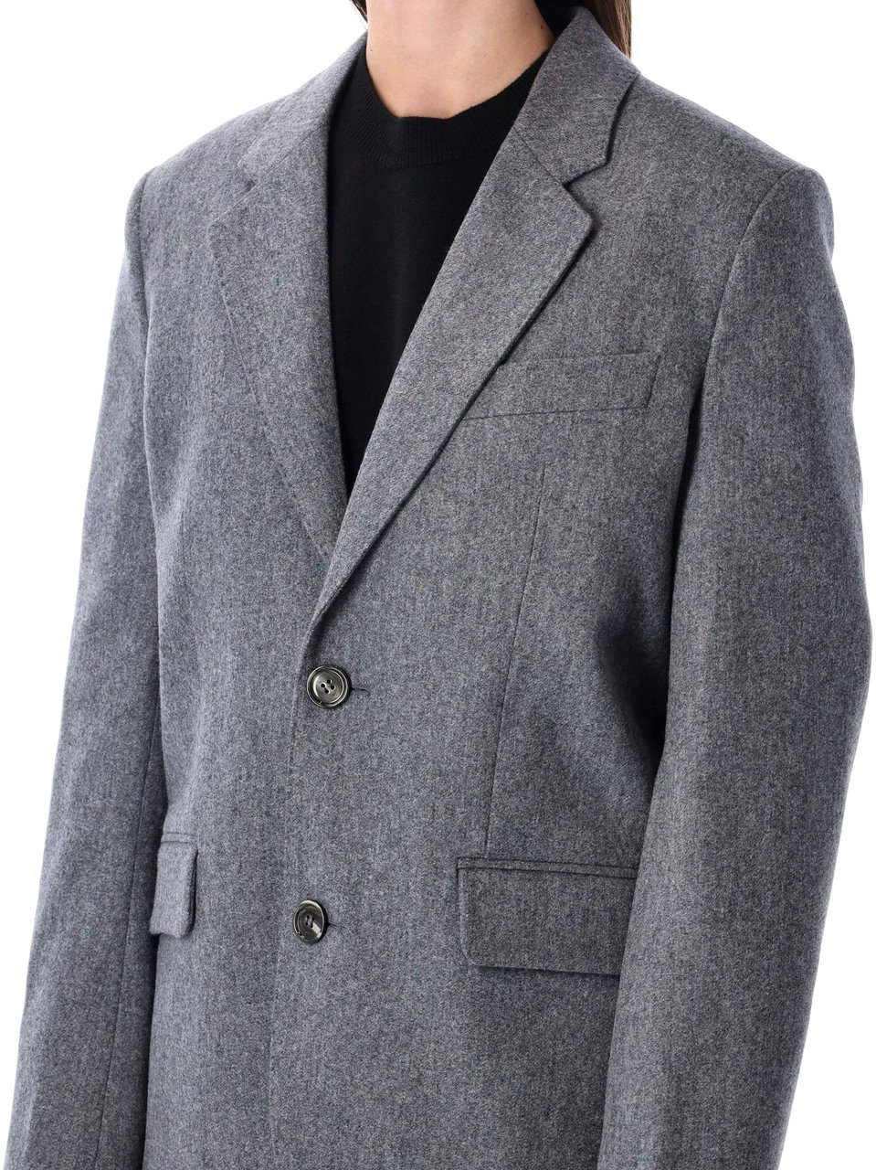 AMI Paris Jacket 2 Btn Grigio Grijs