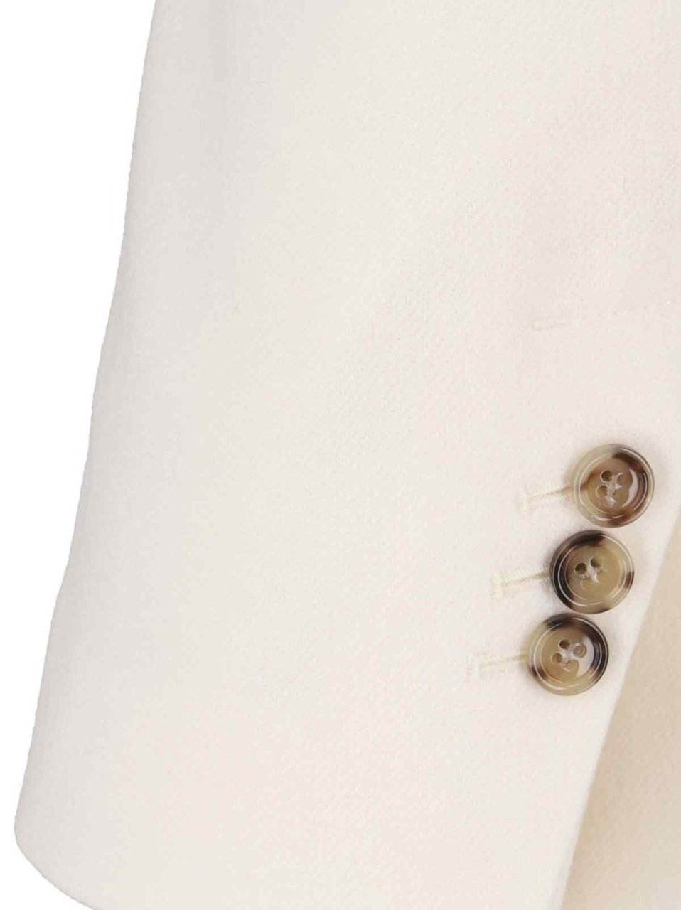 AMI Paris Double-Breasted Blazer – White Wit