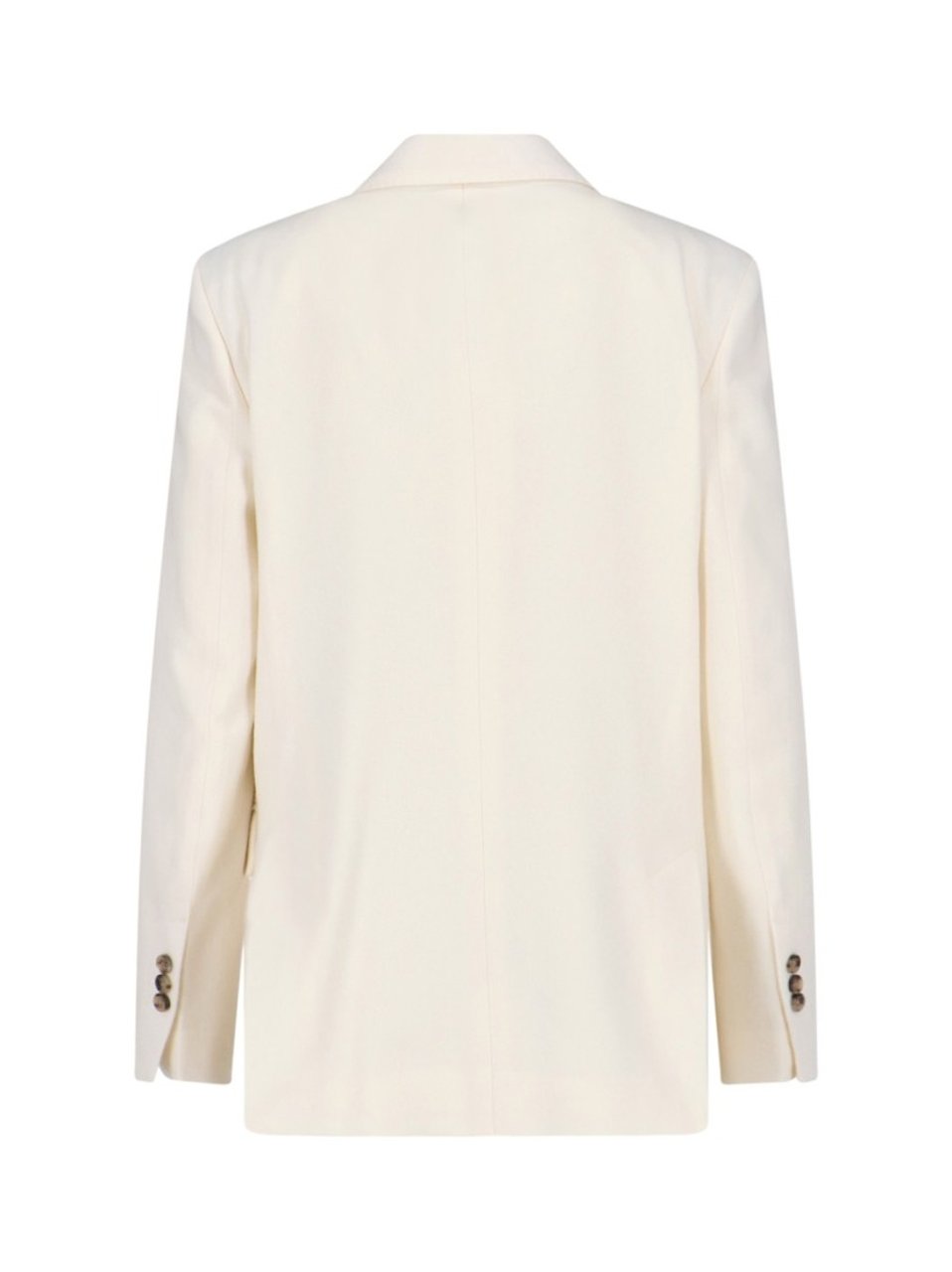 AMI Paris Double-Breasted Blazer – White Wit