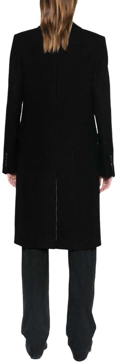 AMI Paris Coats Black Zwart