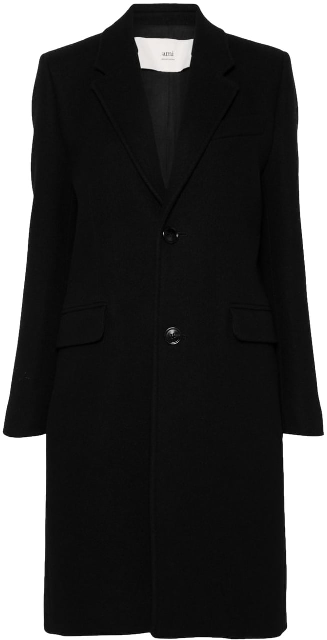 AMI Paris Coats Black Zwart