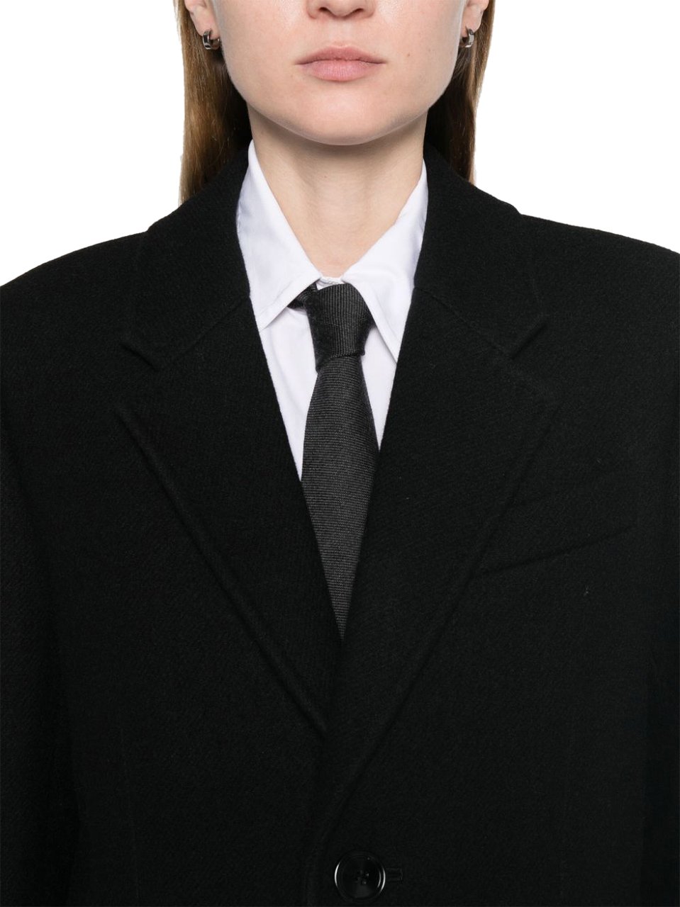 AMI Paris Coats Black Zwart