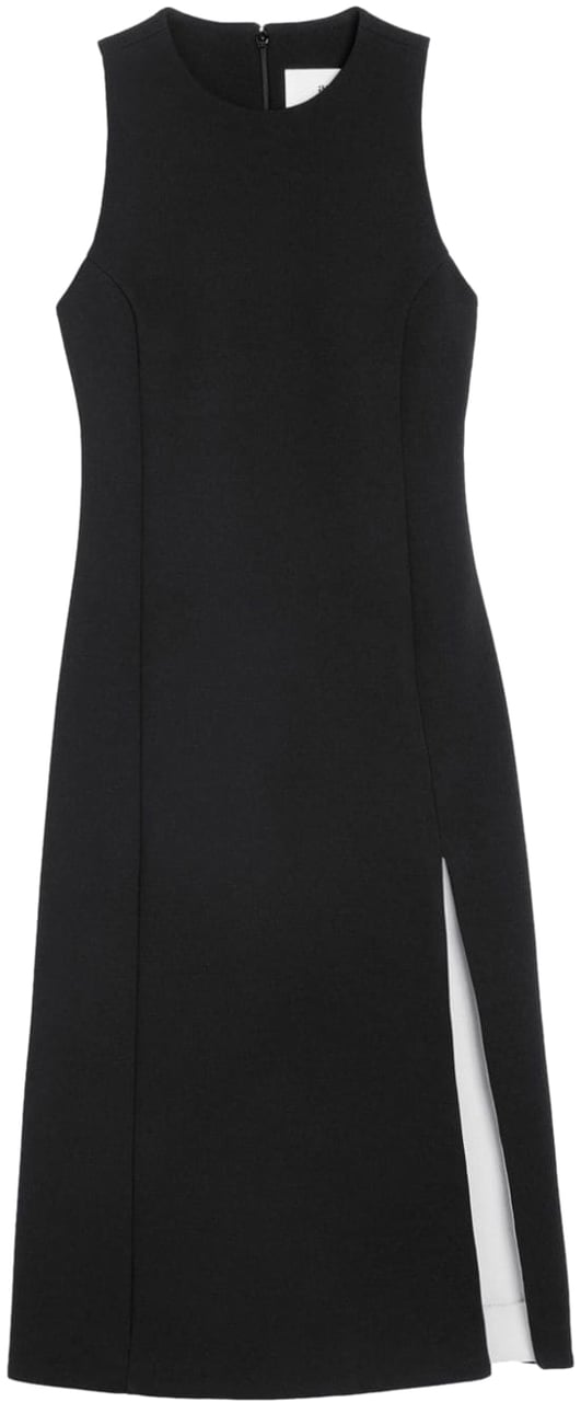 AMI Paris Dresses Blackchalk Zwart