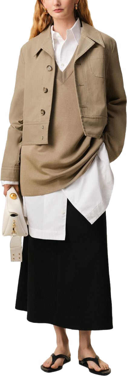 AMI Paris Jackets Beige Beige