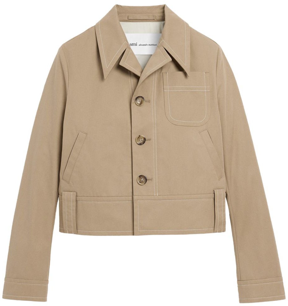 AMI Paris Jackets Beige Beige