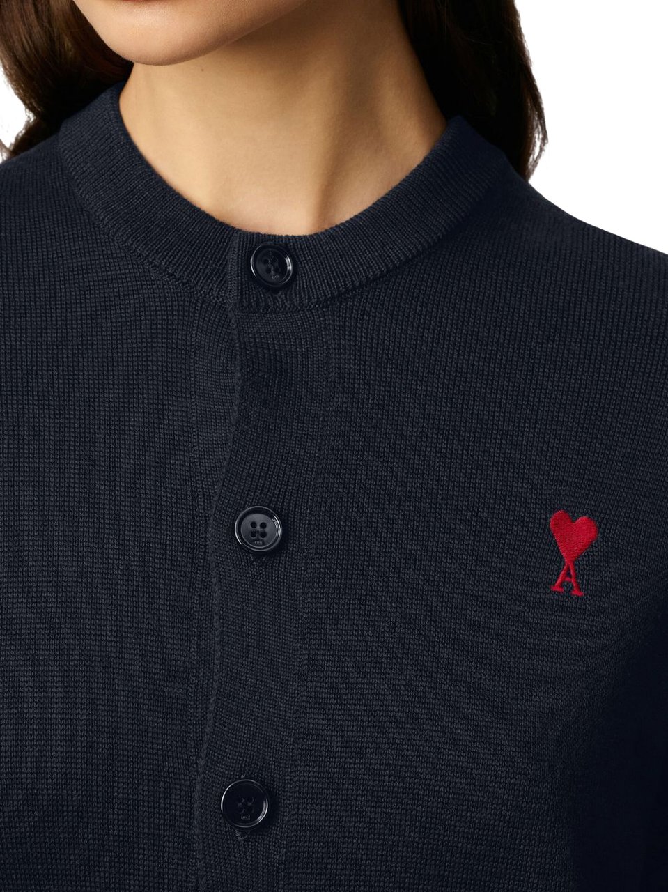 AMI Paris Sweaters Blue Blauw