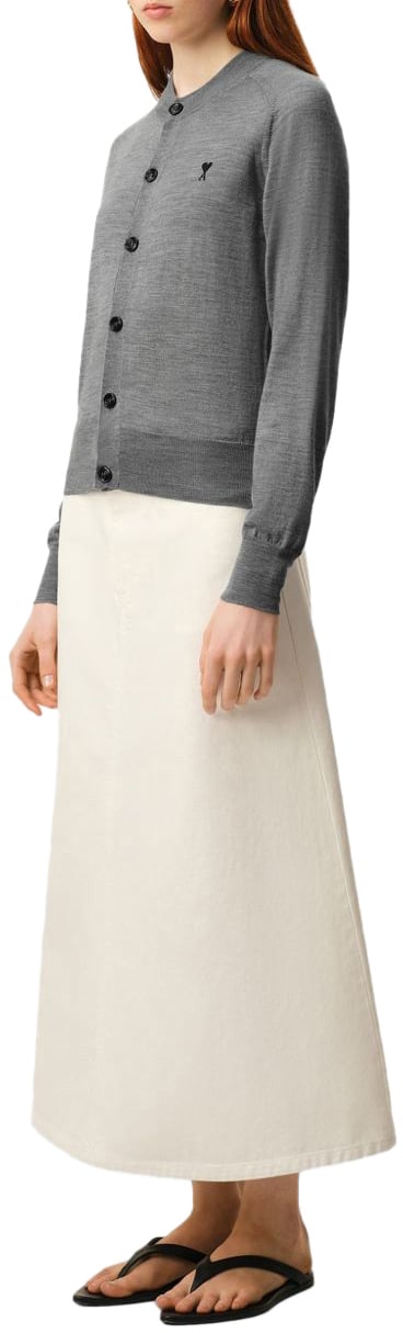 AMI Paris Sweaters Grey Grijs