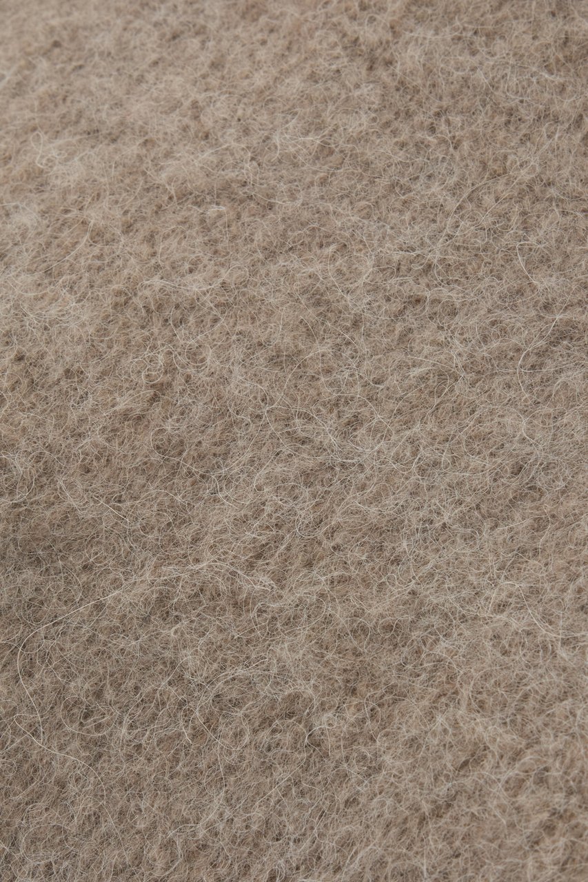 AMI Paris AMI Paris Grey stretch alpaca blend sweater Grijs