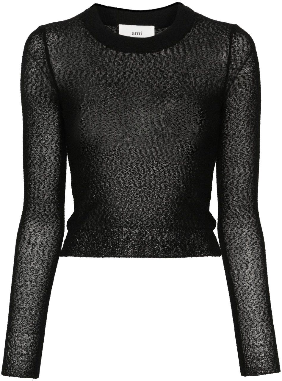 AMI Paris Sweaters Black Zwart