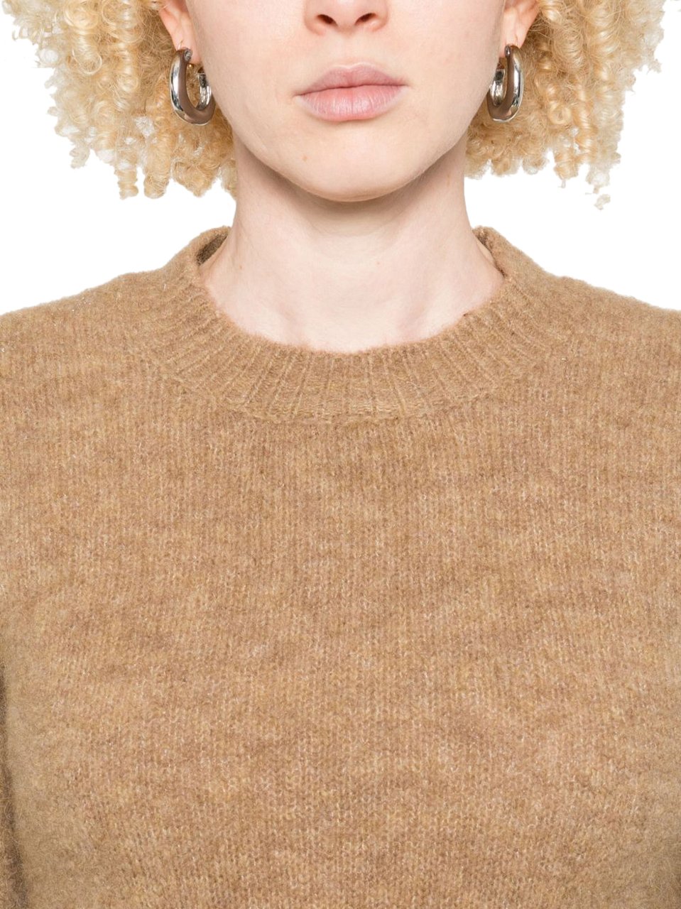 AMI Paris Sweaters Brown Bruin