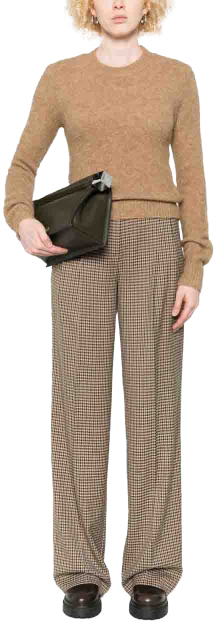 AMI Paris Sweaters Brown Bruin