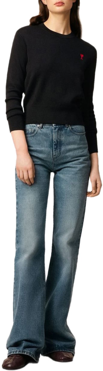 AMI Paris Sweaters Black Zwart