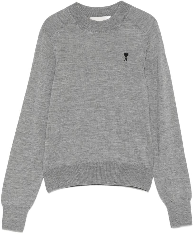 AMI Paris Sweaters Grey Grijs