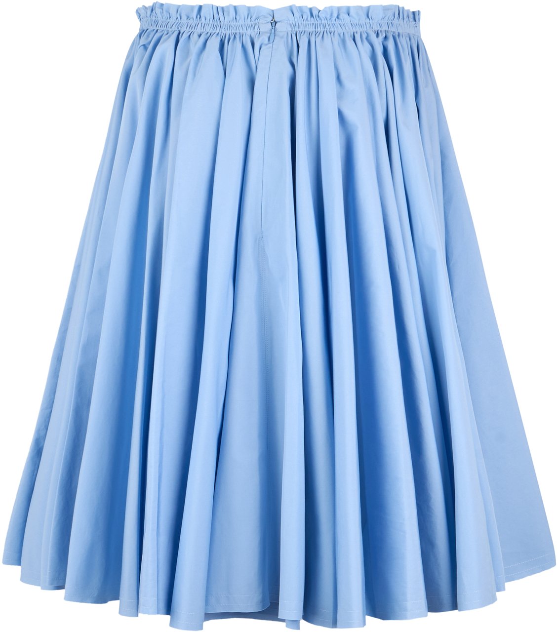 AMI Paris Cotton wheel skirt Lichtblauw