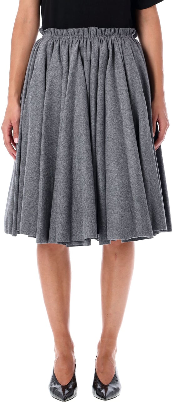 AMI Paris Corolla Skirt Grigio Grijs