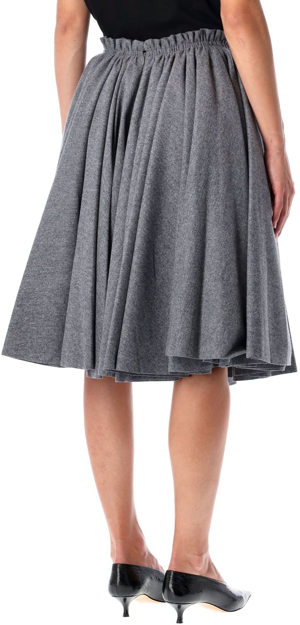AMI Paris Corolla Skirt Grigio Grijs