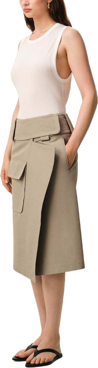 AMI Paris Skirts Beige Beige