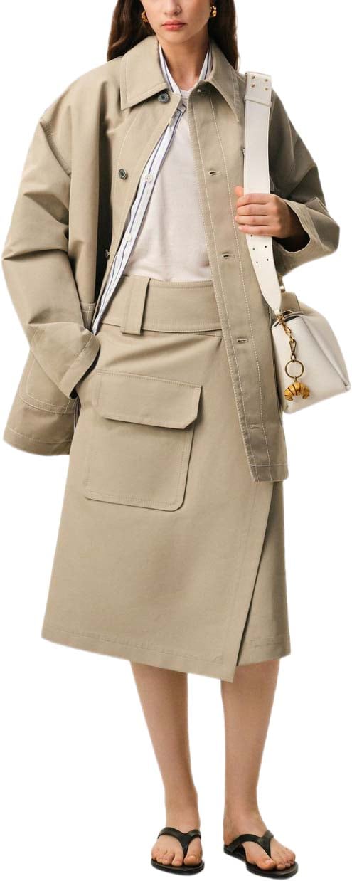 AMI Paris Skirts Beige Beige