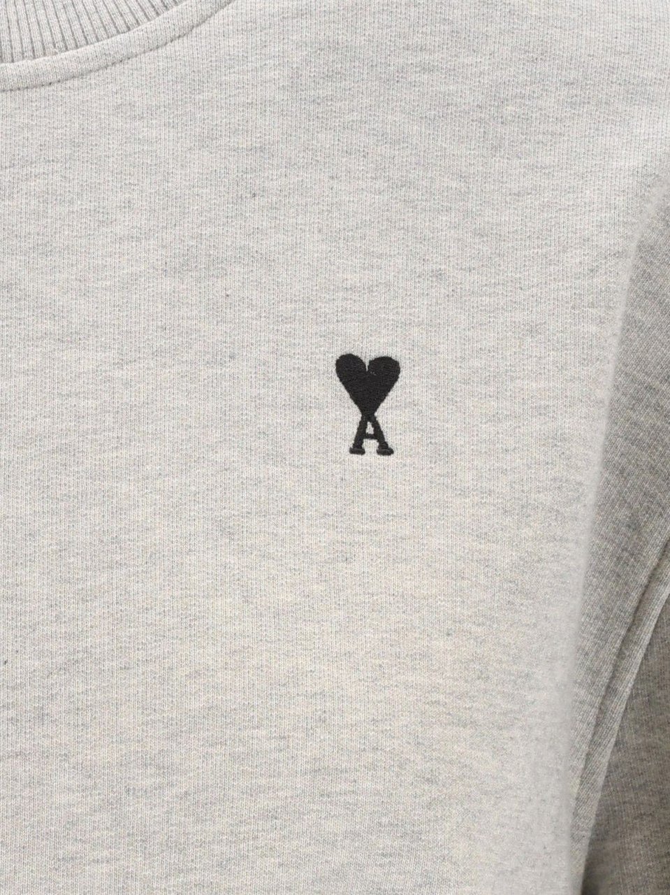 AMI Paris Sweaters Grey Lichtgrijs