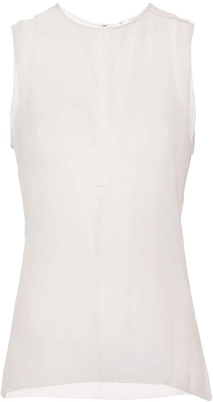 AMI Paris Top Chalk Wit