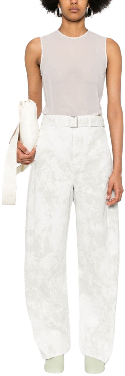 AMI Paris Top Chalk Wit