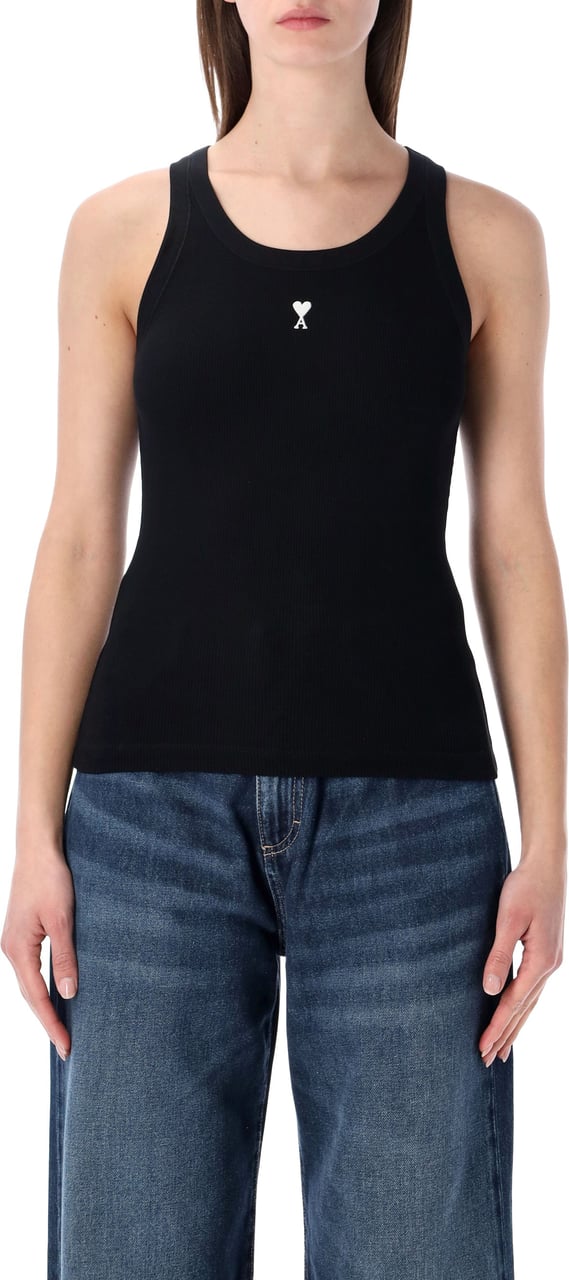 AMI Paris Tank Top Nero Zwart