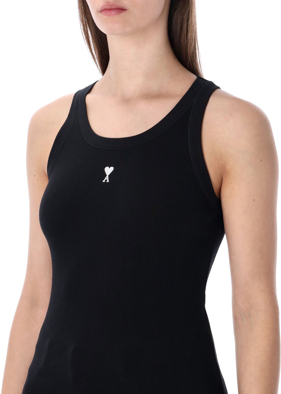 AMI Paris Tank Top Nero Zwart