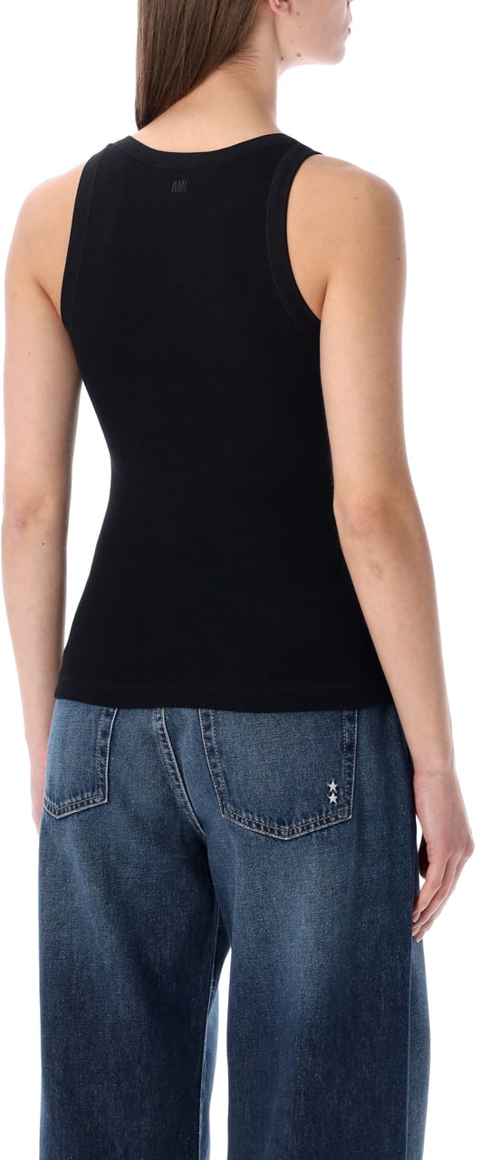 AMI Paris Tank Top Nero Zwart