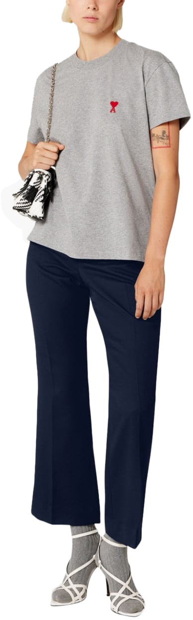 AMI Paris Trousers Bleu Nautique Blauw
