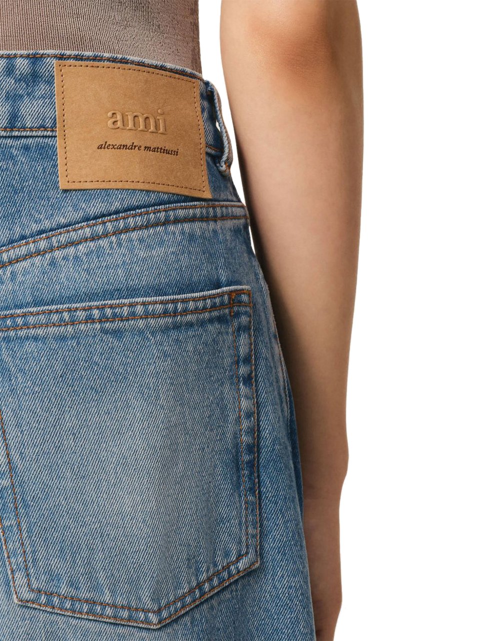 AMI Paris Jeans Clear Blue Blauw