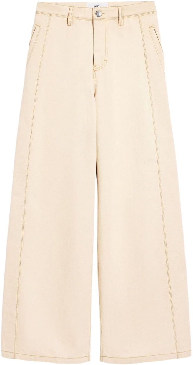 AMI Paris Jeans Beige Beige