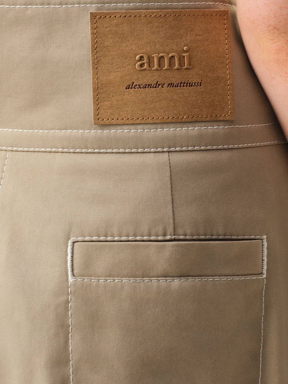 AMI Paris Jeans Beige Beige