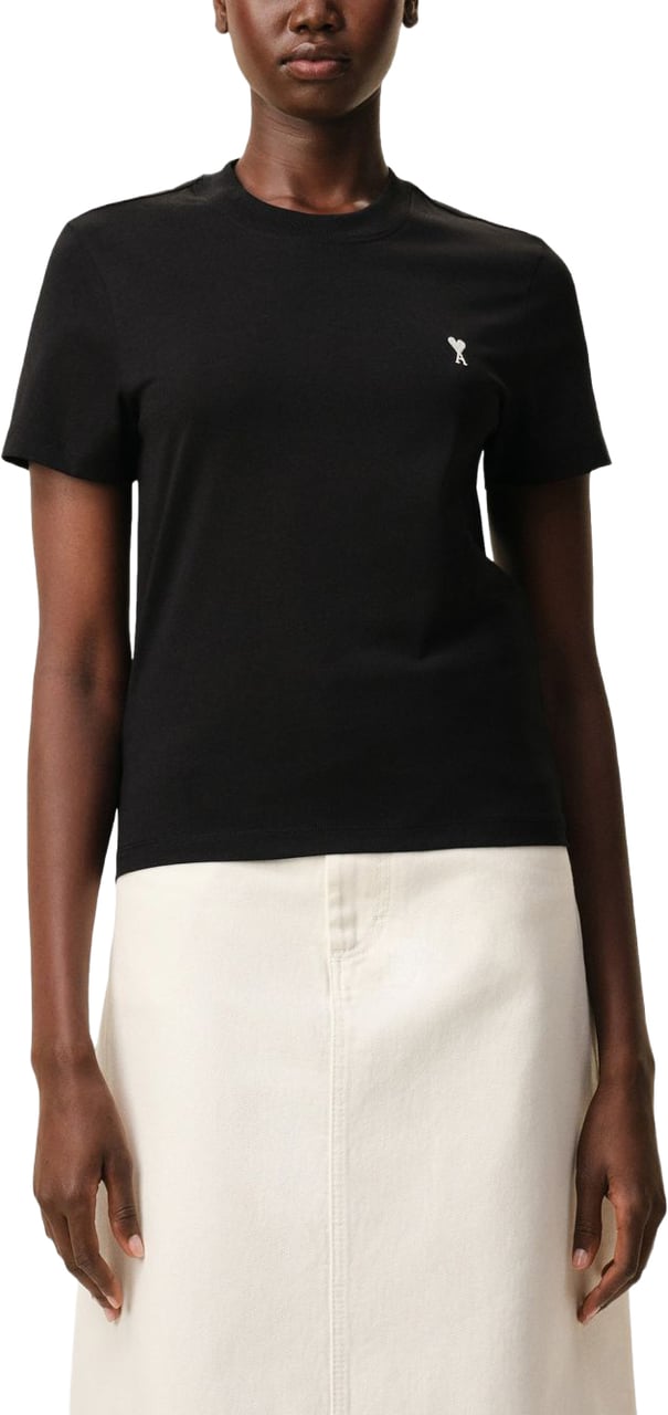 AMI Paris T-Shirts And Polos Black Zwart