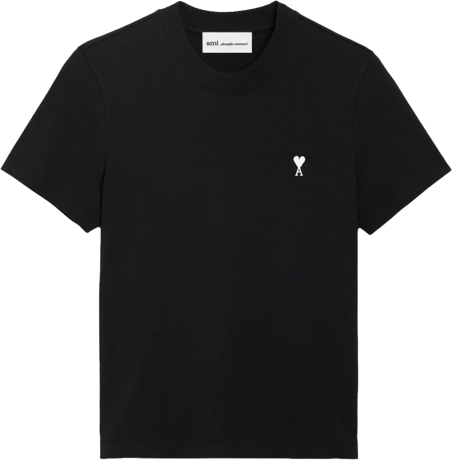 AMI Paris T-Shirts And Polos Black Zwart