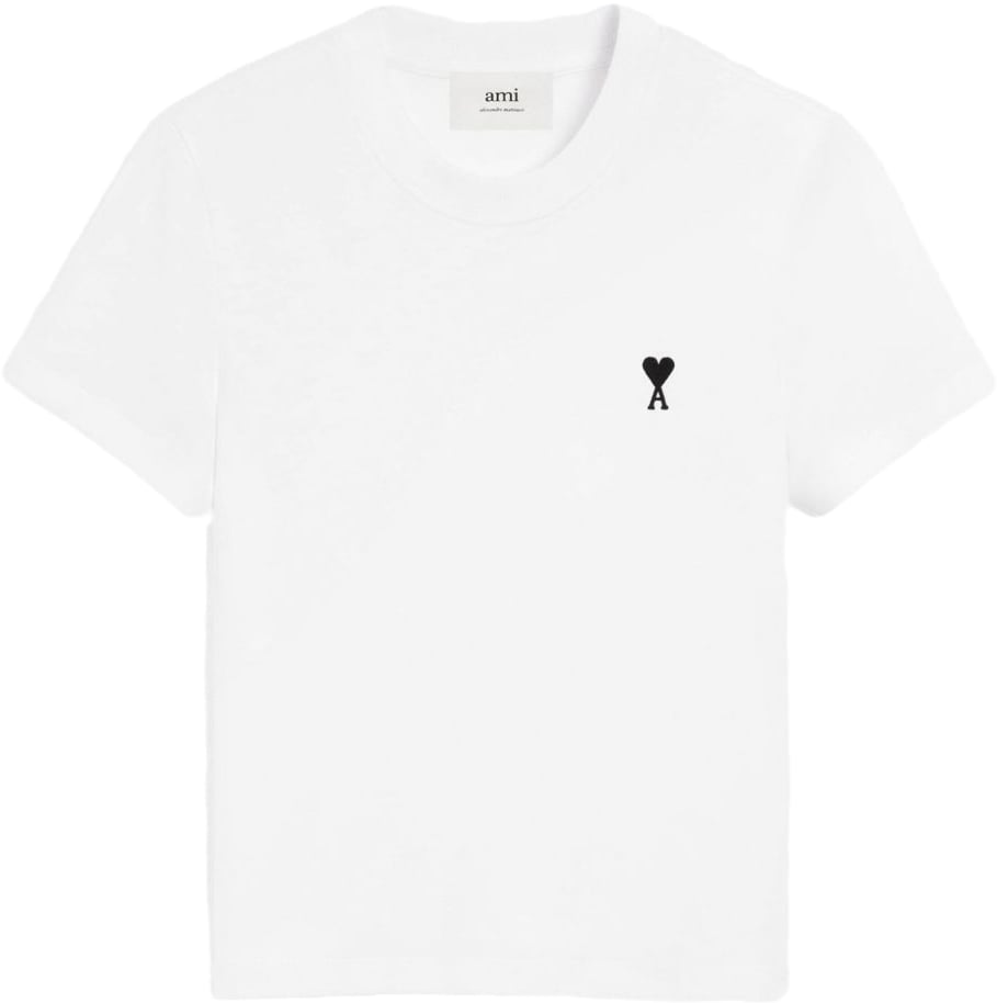 AMI Paris T-Shirts And Polos White Wit