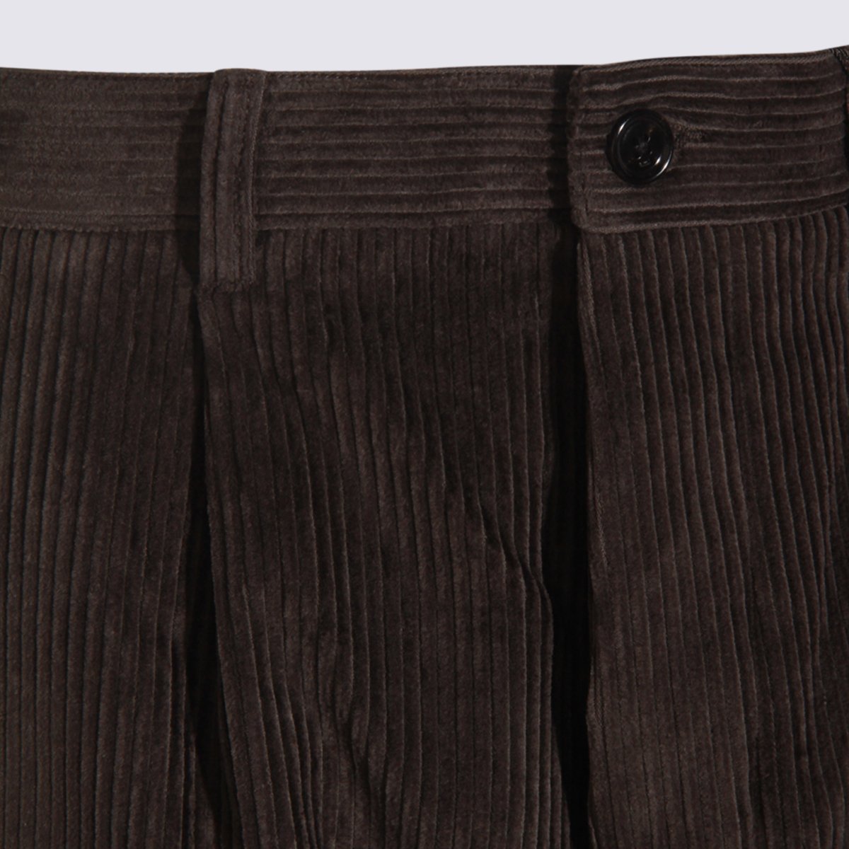 AMI Paris Relaxed Fit Grey Trousers Zwart