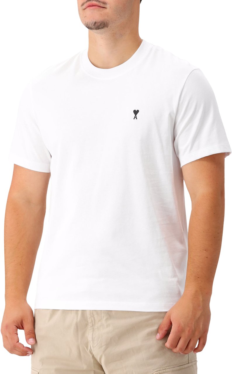 AMI Paris AMI Paris T-shirt Wit ADC Jersey Wit