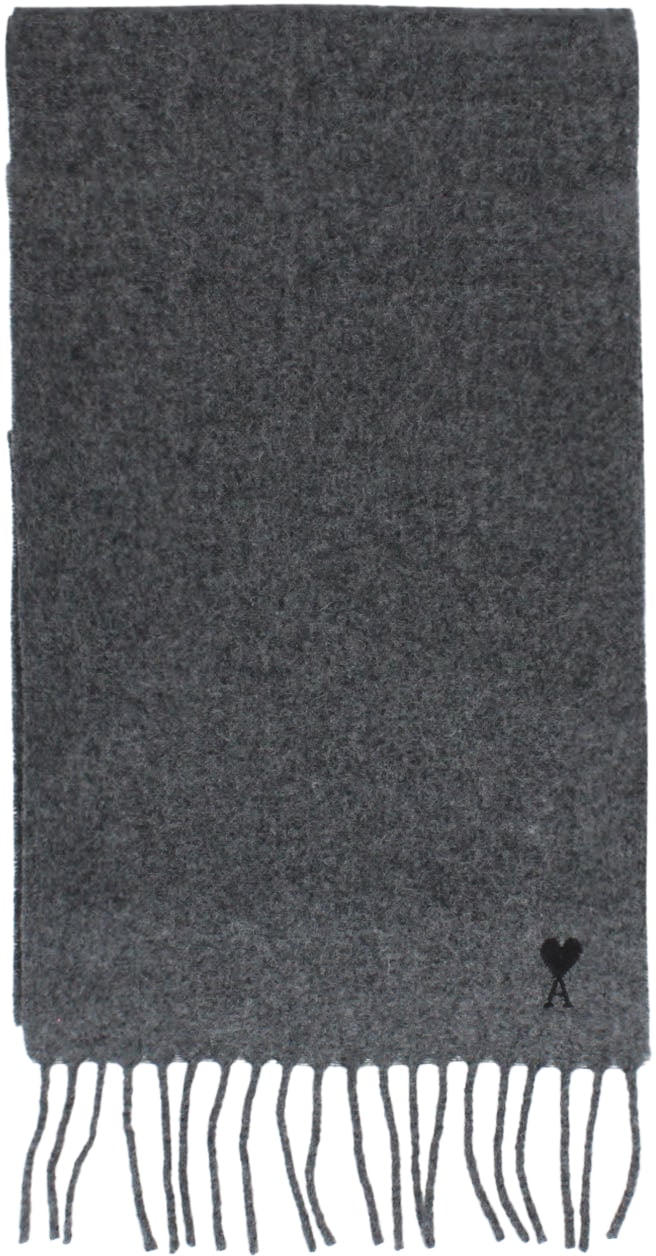 AMI Paris AMI Paris Sjaal Grijs ADC Laine Grijs