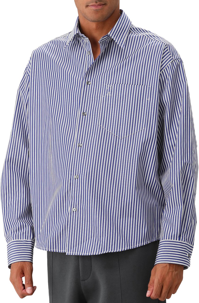 AMI Paris AMI Paris Overhemd Blauw ADC-Chemise Boxy Blauw
