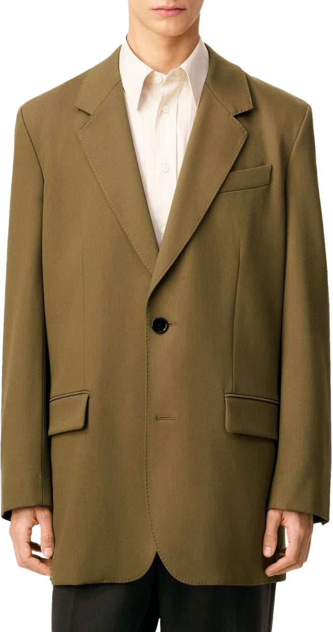 AMI Paris Jackets Brown Beige