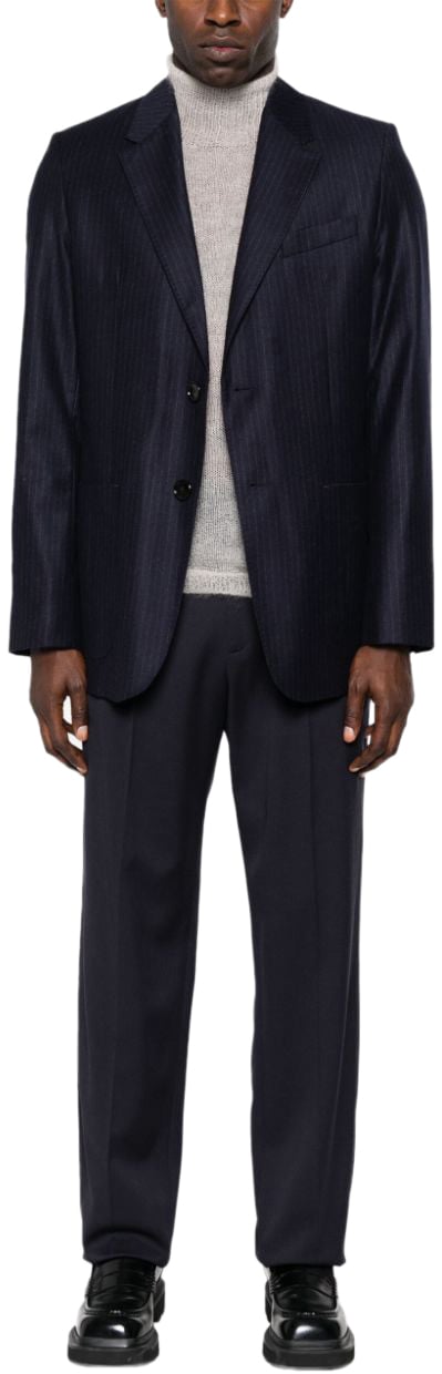 AMI Paris Jackets Blueivory Blauw