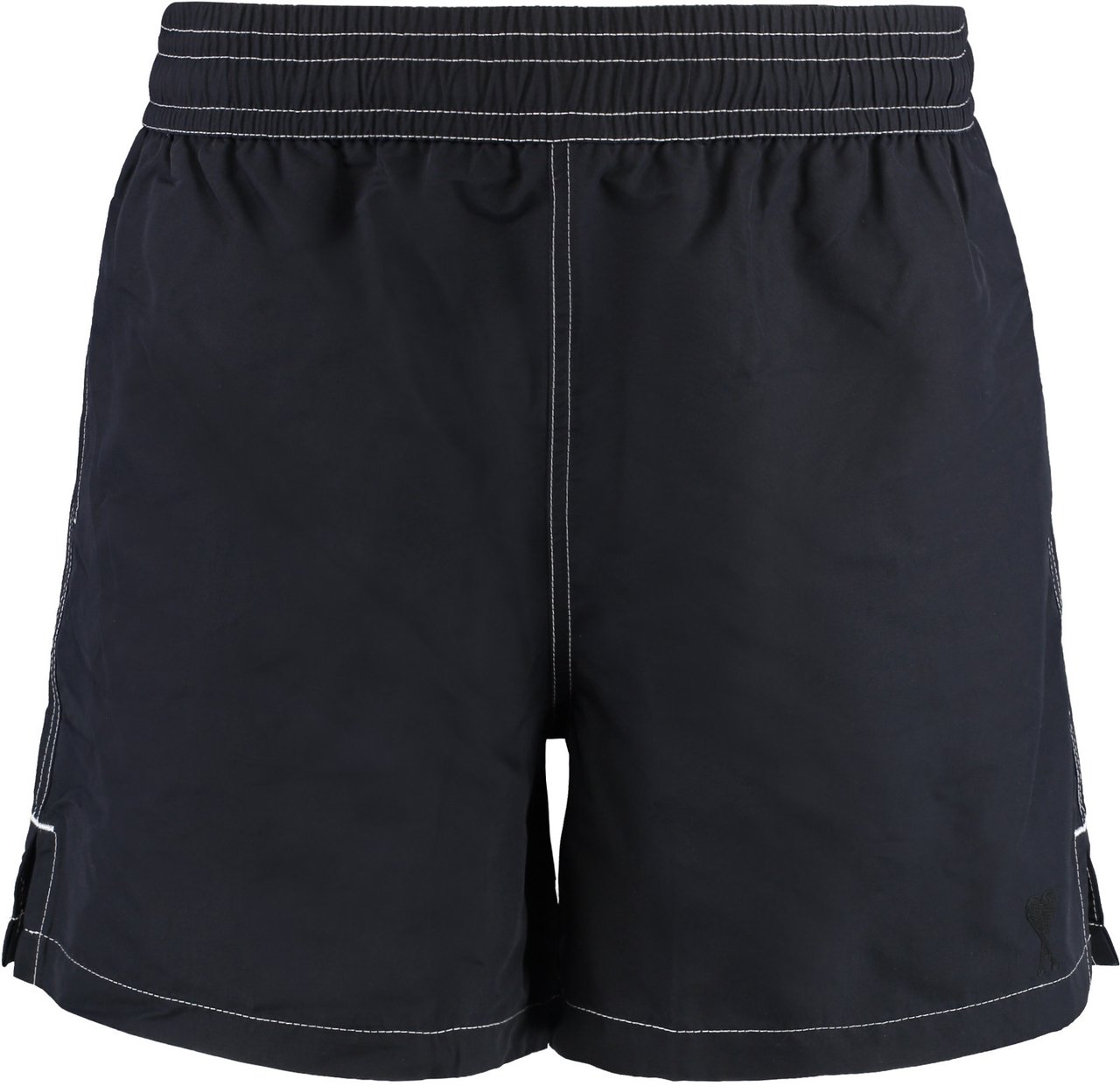 AMI Paris Nylon swim shorts Zwart