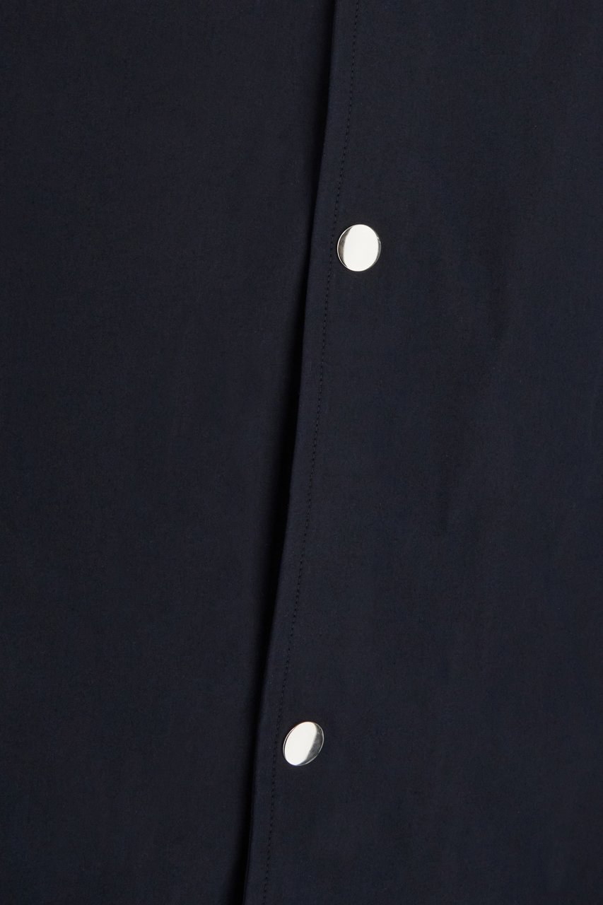 AMI Paris AMI Paris Navy blue cotton coat Blauw